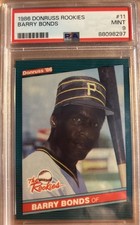 Barry Bonds Rookie Cards and Autograph Memorabilia Guide 22