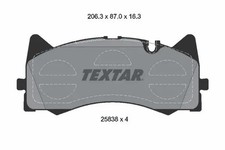 Bremsbelagsatz, Scheibenbremse 2583801 TEXTAR für MERCEDES-BENZ C-CLASS AMG GT Bremsbelagsatz, Scheibenbremse 2583801 TEXTAR für MERCEDES-BENZ C-CLASS AMG GT