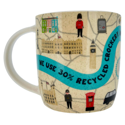 London Landmarks Tasse Milly Green London Icons Becher 14oz Big Ben Keramik
