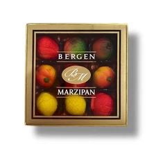Assorted Marzipan Fruit - 9 Pieces (4 oz)