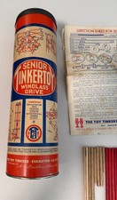 Vintage Tinkertoy Wooden Construction Set Pieces - Bag Lot — listing 4