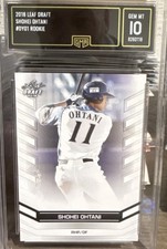 2018 Leaf Draft - Shohei Ohtani #DY-01 Rookie GMA 10