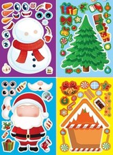 YMN Christmas Stickers for Kids Stocking Stuffers, Party Favors Arts and Crafts