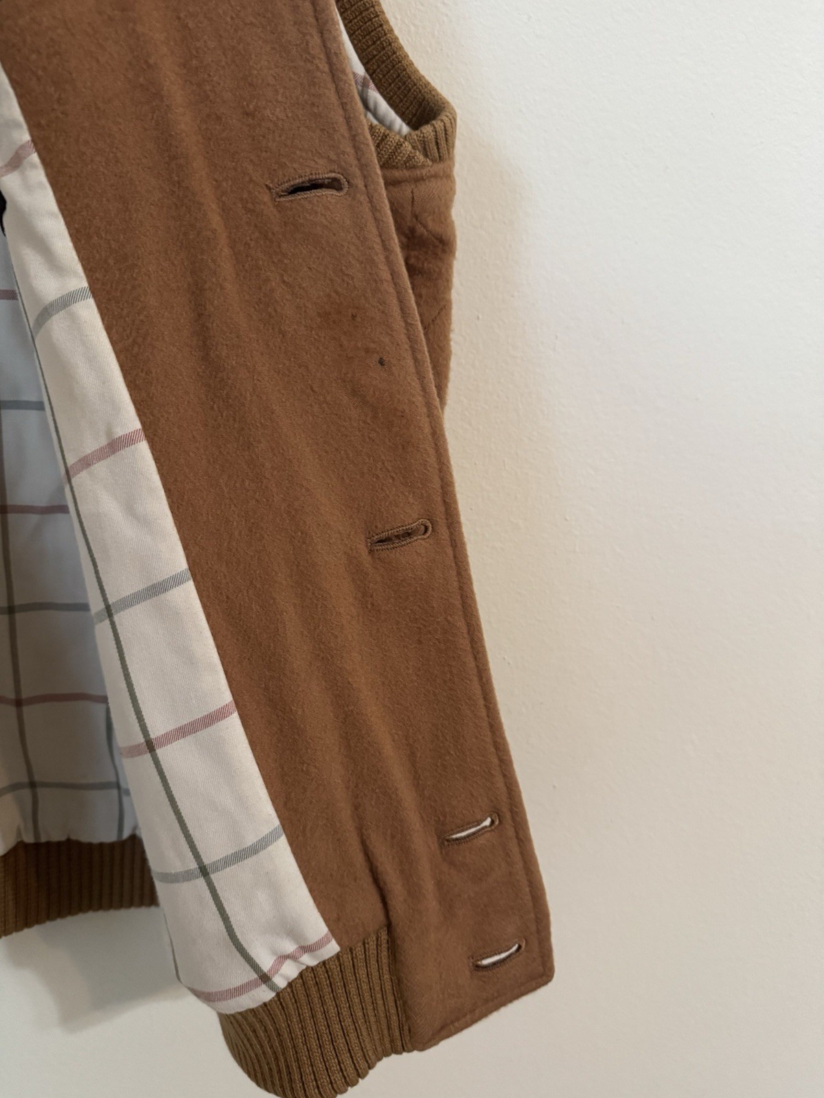 Loro Piana Cashmere Carry Vest Quilted Vicuna Brown 3XL image 8