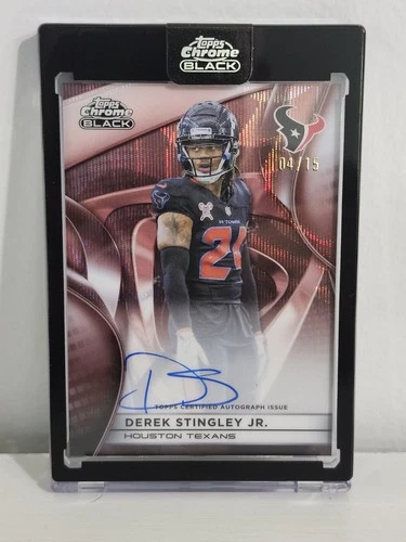 2025 Topps Chrome Derek Stingley Jr. Chrome Autographs (RAW)