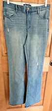 Democracy "Ab"solution Bootcut Stretch Distressed Jeans Sze 10