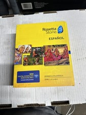 Rosetta Stone Spanish CD Format - Open Box Level 1-5