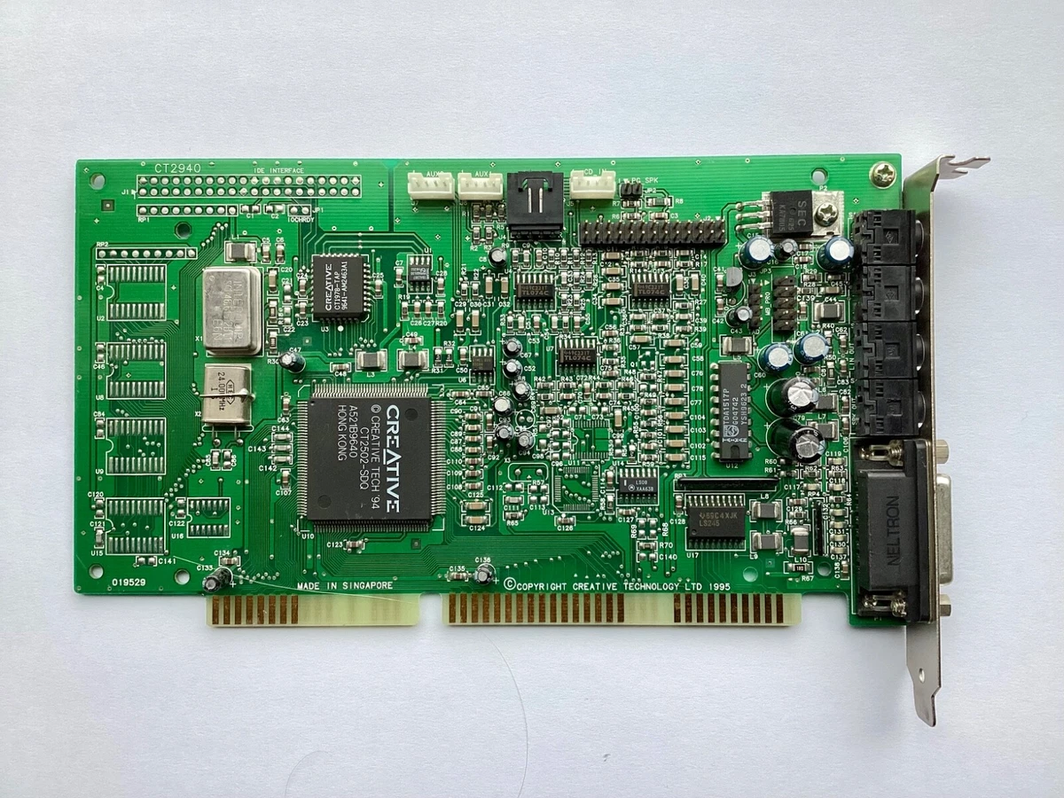 Carte Son Creative Labs Sound Blaster 1.5 CT1320C ISA - Rare, Bundle Complet - État MINT
