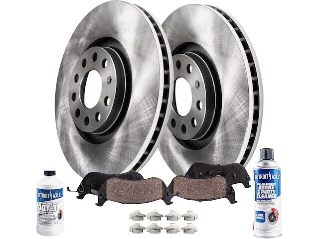 For Audi Allroad Quattro Brake Pad and Rotor Kit Detroit Axle 39488KPCX