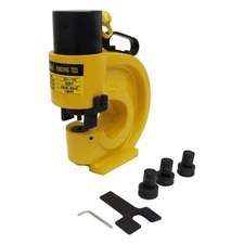 TECHTONGDA Hydraulic Hole Punching Tool Metal Hydraulic Puncher with Four Dies