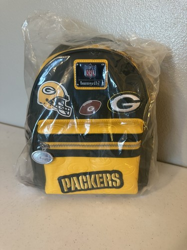 Loungefly NFL Green Bay Packers Patch Icons Backpack - BRAND NEW w/ tags - Picture 13 of 14