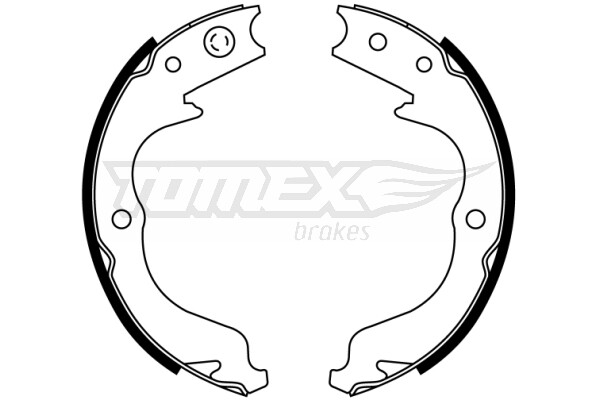Tomex Brakes Bremsbackensatz Bremsbacken Hinten FüR Subaru Forester Sh_-image