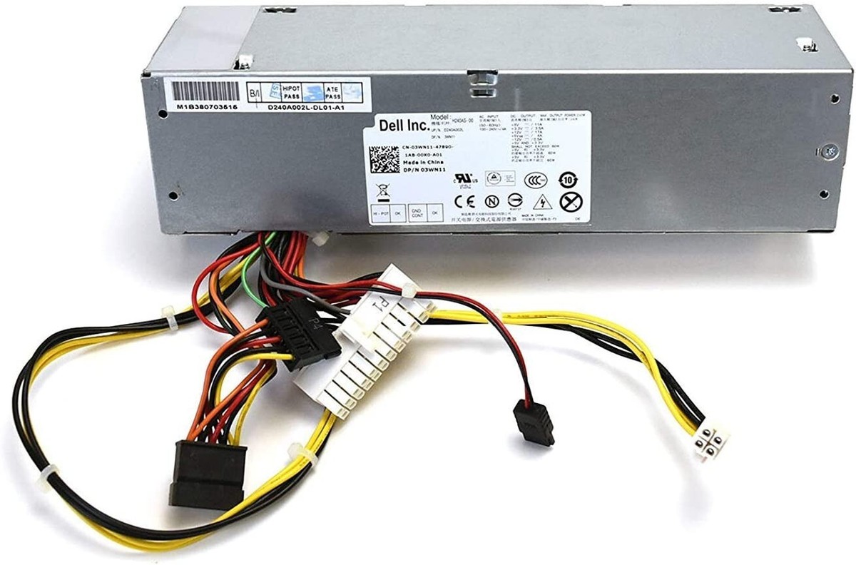 Dell 592JG 240W Power Supply OPT 7010 SFF 0582JG H240AS-00 TESTED