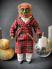 Handmade Munsters Woof Woof doll Eddie Munster Werewolf figure Hallowen monster