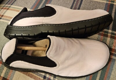 NEW Lands  End Pink Brushed Fleece Women's Slippers Size 8M