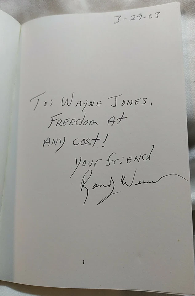 SIGNED FEDERAL SIEGE AT RUBY RIDGE BY RANDY AND SARA WEAVER 1998 SC HISTORY - Image 3 of 4