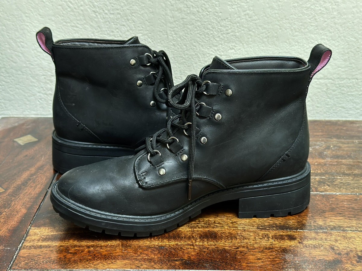 Cole Haan Black Leather Lace-Up Hiking Boots Amazon.com | Cole Haan Mens Zerogrand Remastered Waterproof  main image 4