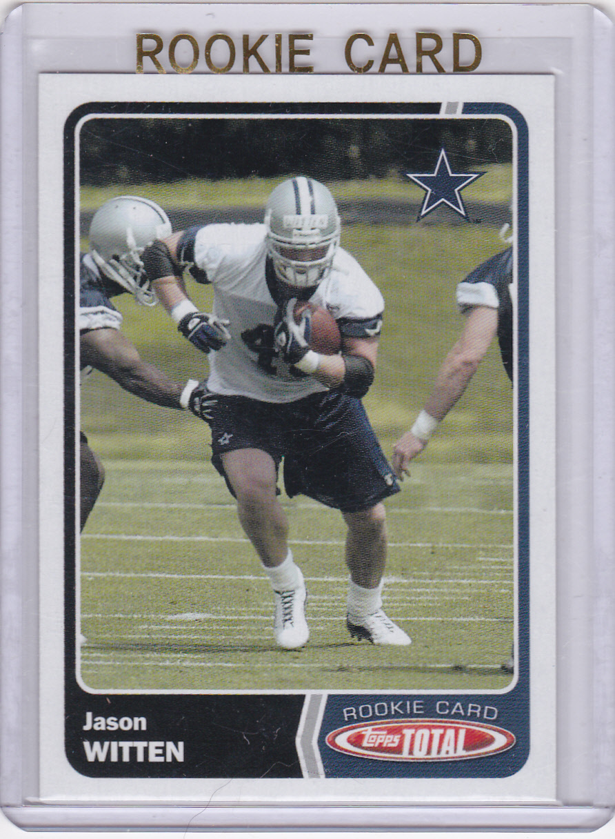 Jason WITTEN ROOKIE CARD 2003 Topps Total RC Dallas Cowboys Football NFL TE  | eBay