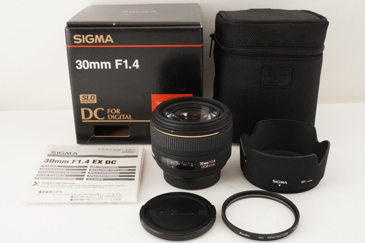 SIGMA EX 30mm F1.4 DC HSM In Box For NIKON AF Wide Angle SIGMA EX 30mm F1.4 DC HSM In Box For NIKON AF Wide Angle