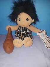 Enesco Precious Moments Tender Tails Dino-mite Caveman Bean Bag Plush With Tags