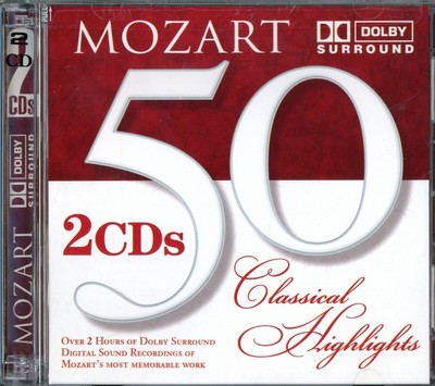 2 cds mozart - 50 classical highlights (777966309125)