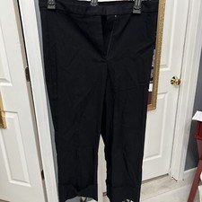 3B Made In America Crop Pants Black Sz 7/8 Womens