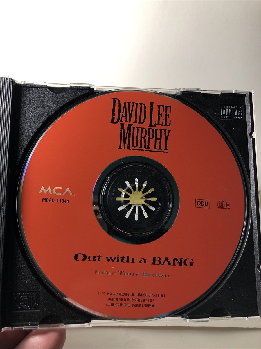 Music Cd /David Lee Murphy / out with a bang Lot C | eBay