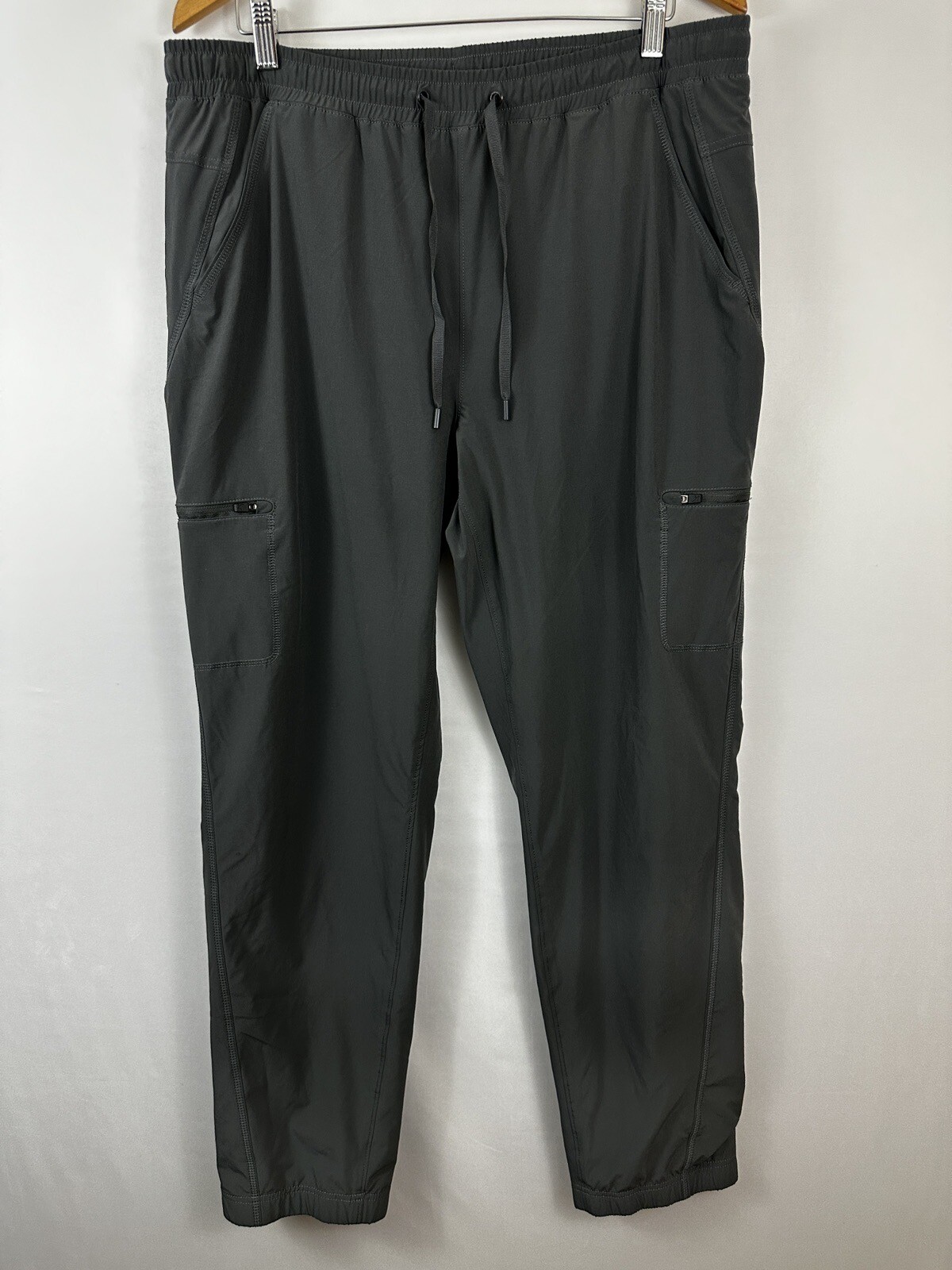 Eddie Bauer Flexion Polar Lined Pants Women's Size 14 Gray Fleece Lined Pants