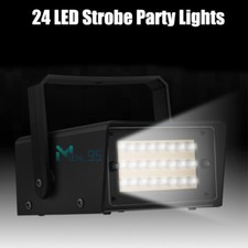 Disco Party Lights Strobe Led Dj 24 LED Flash Stage Light Halloween Xmas Rave