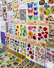 mixed Themes Stickers Planner Craft Scrapbook  All Seasons & shapes  | 499+ Pcs.