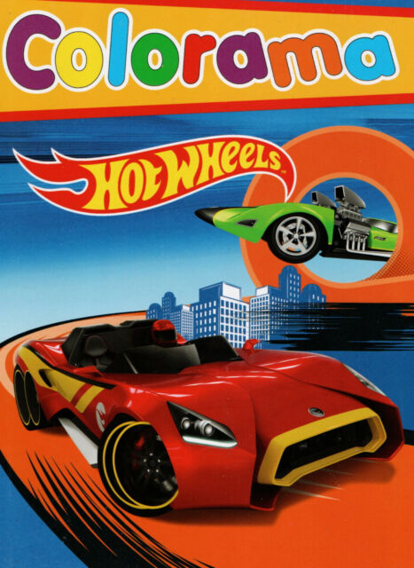 Colorama - HOT WHEELS - FEARLESS AT THE 500 - Malbuch für Kinder von Mattel #737