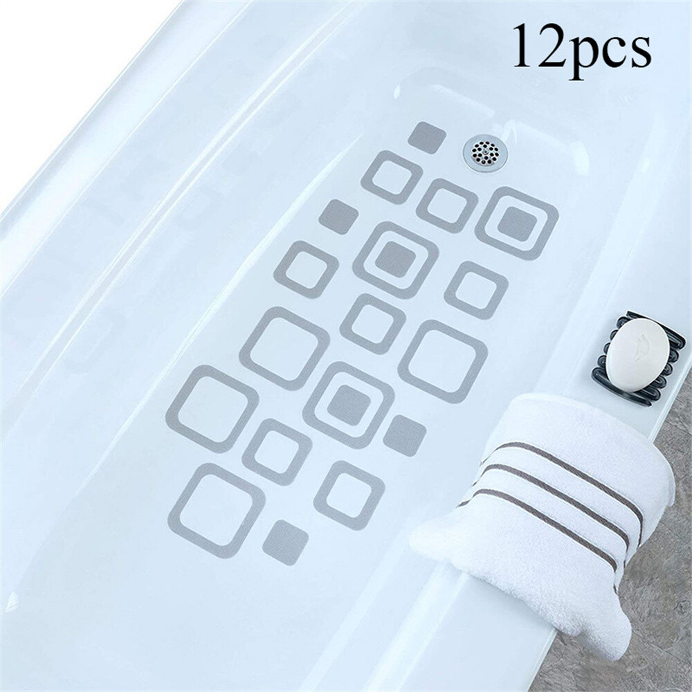 12 piezas pegatinas adhesivas antideslizantes para bañera ducha piscina barco escaleras