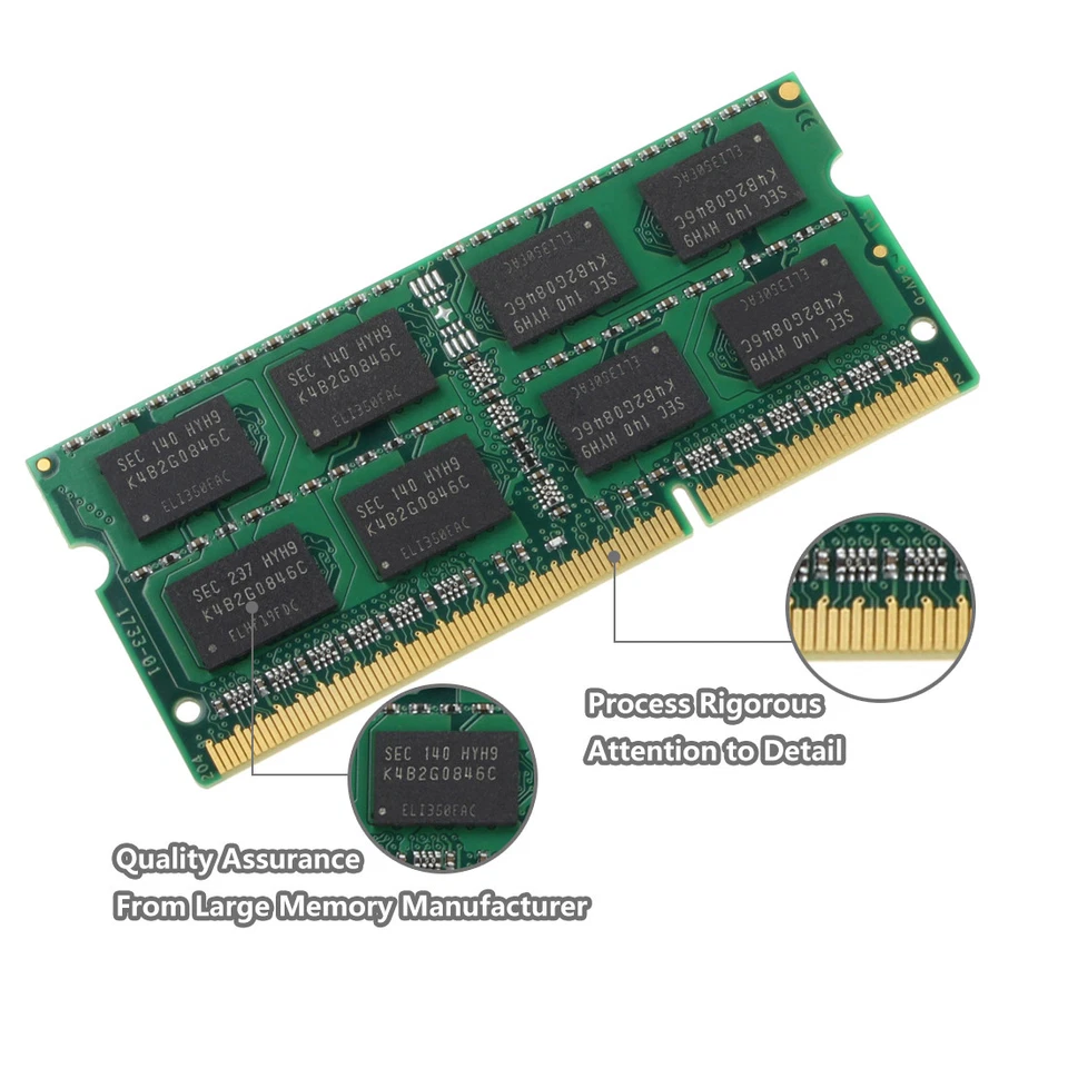 For Samsung 4GB 2RX8 PC3-8500 DDR3-1066MHz Laptop Memory iMac 21.5 and 27-inch - Image 4 of 4