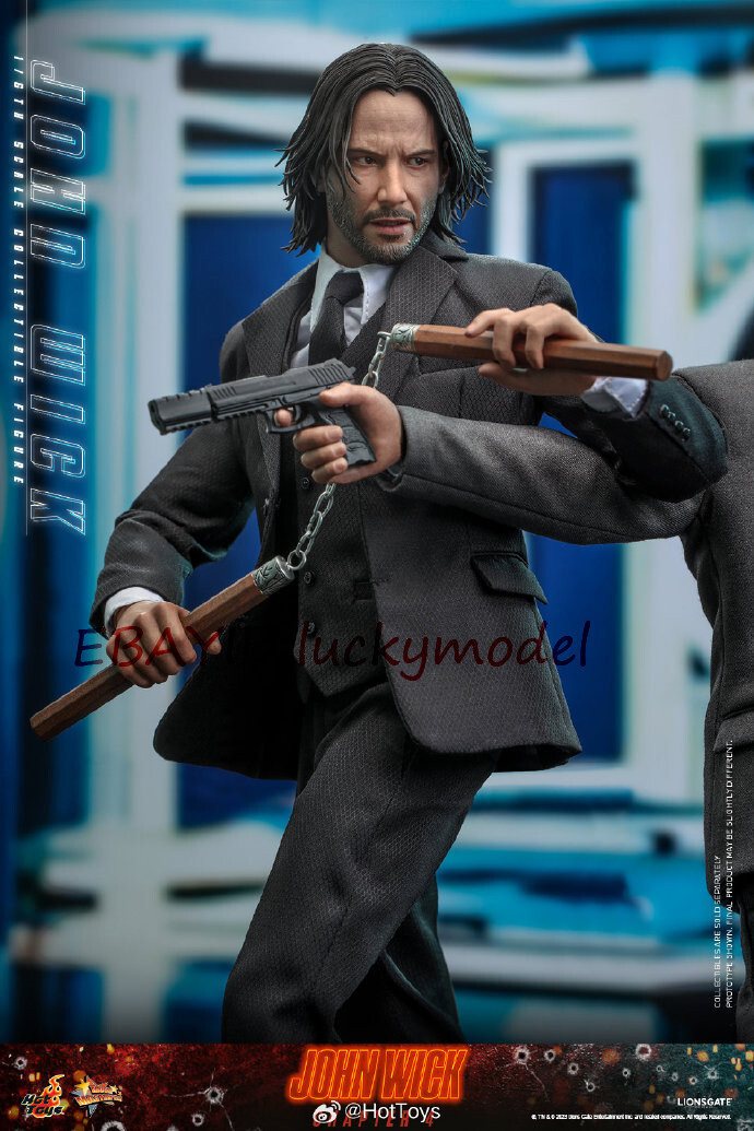 Hottoys 1/6 John Wick: Chapter 4 Keanu Reeves MMS729 Action Figure