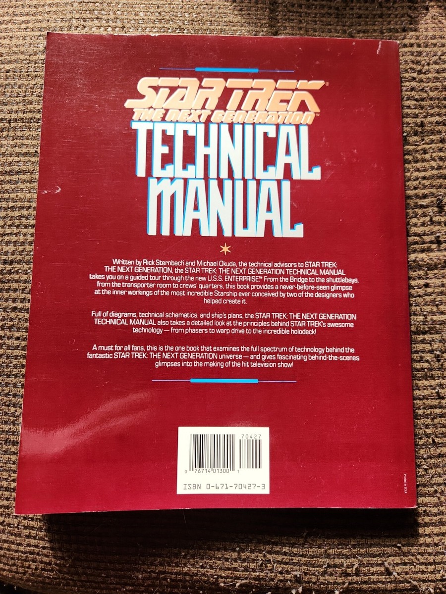 Star Trek The Next Generation Technical Manual by Michael Okuda