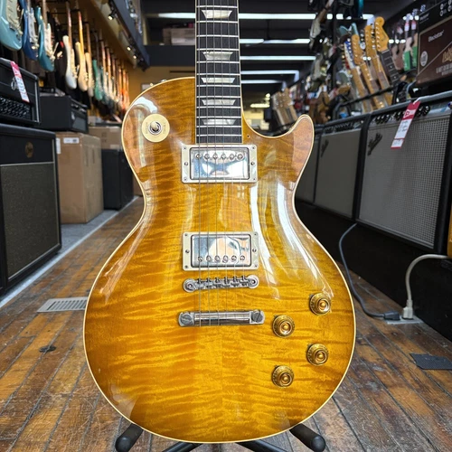Gibson Custom 1959 Les Paul Standard Reissue Electric Guitar 2023 Dirty Lemon