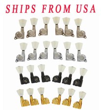 KAISH Off White Keystone Locking Tuners Tuning Pegs for Les Paul/SG/ES/Acoustic