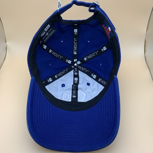 Milwaukee Brewers Hat Cap Adjustable Blue Yellow White Strapback Plain Logo MLB - Picture 10 of 14