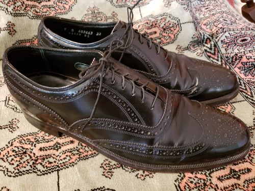vintage wingtip Oxfords all leather 