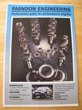 FARNDON ENGINEERING PERFORMANCE PARTS FOR ENGINES ADVERT A4 FILE 26