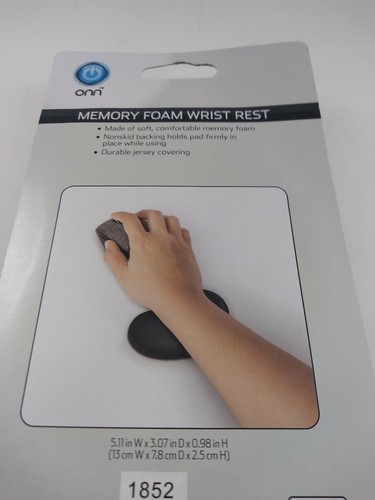 Onn PC Memory Foam Wrist Rest Lightweight! Sku#54 - Picture 3 of 3