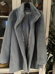 calvin klein baby blue coat