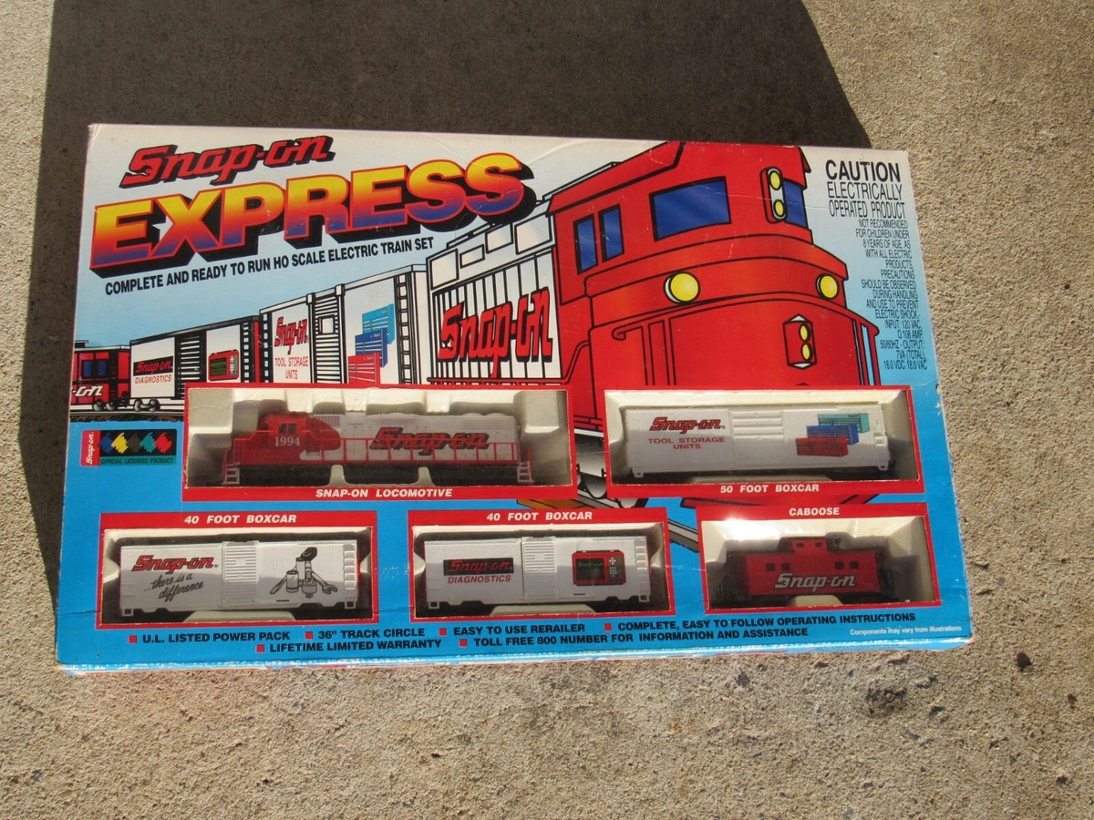 SNAP ON TOOLS EXPRESS HO SCALE ELECTRIC TRAIN SET 8903 READY TO