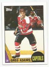 GREG ADAMS 1987-88 TOPPS CARD NM-MT CONDITION