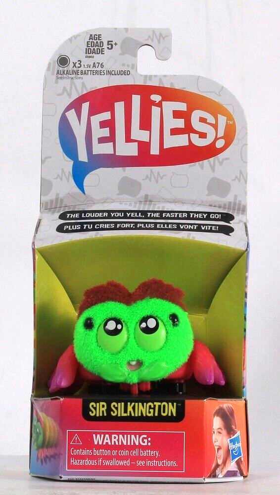 Hasbro Yellies Sir Silkington 6 Surprise Movements Voice Activated