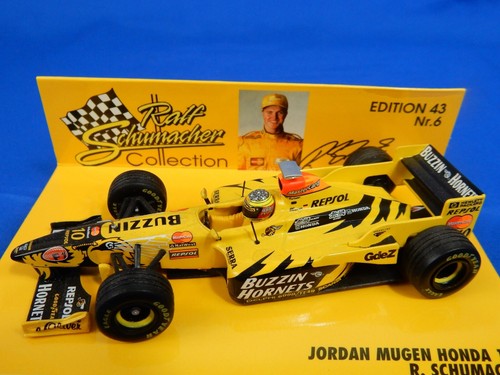 Pauls Model Art Minichamps F1 Jordan Mugen Honda 198 R Schumacher 1/43 Scale - Picture 8 of 13