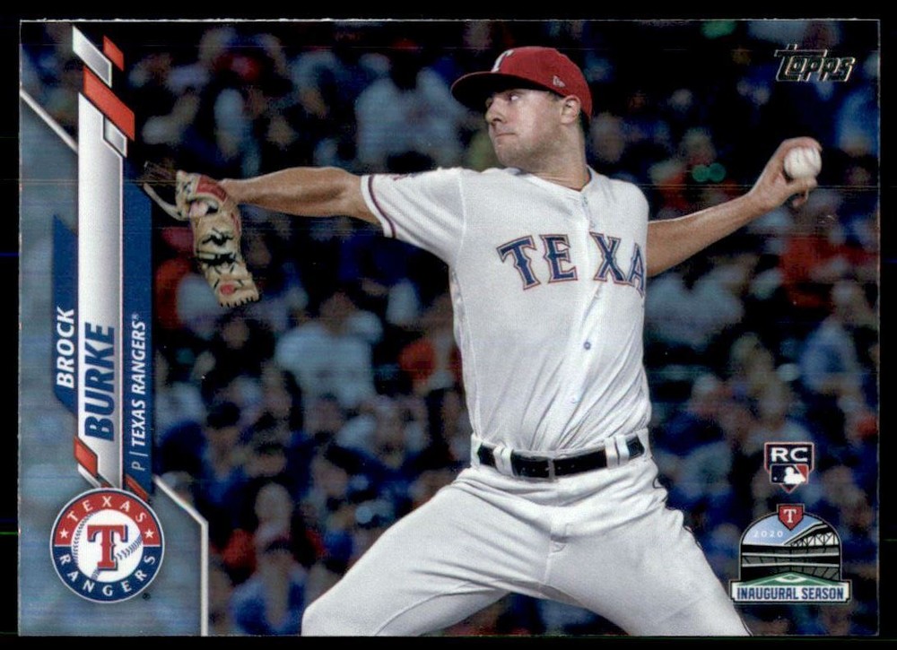 2020 Topps Rainbow Foil #691 Brock Burke