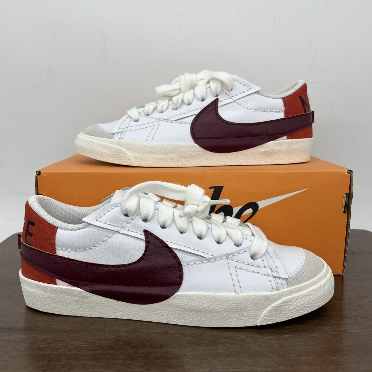 Nike Blazer Low '77 Jumbo Shoes Women's Size 6.5 White