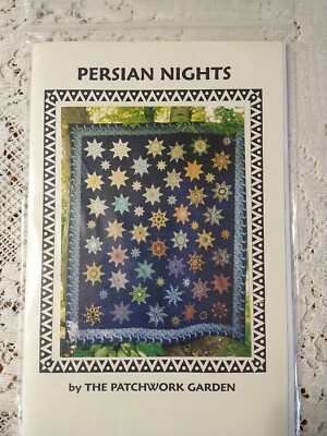 Persian Nights Quilt Pattern by The Patchwork Garden 4 Sizes