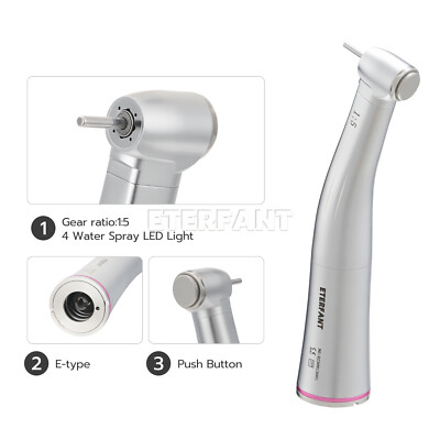 ETERFANT Dental 1:5 Increasing Contra Angle Handpiece Fit NSK Electric Motor